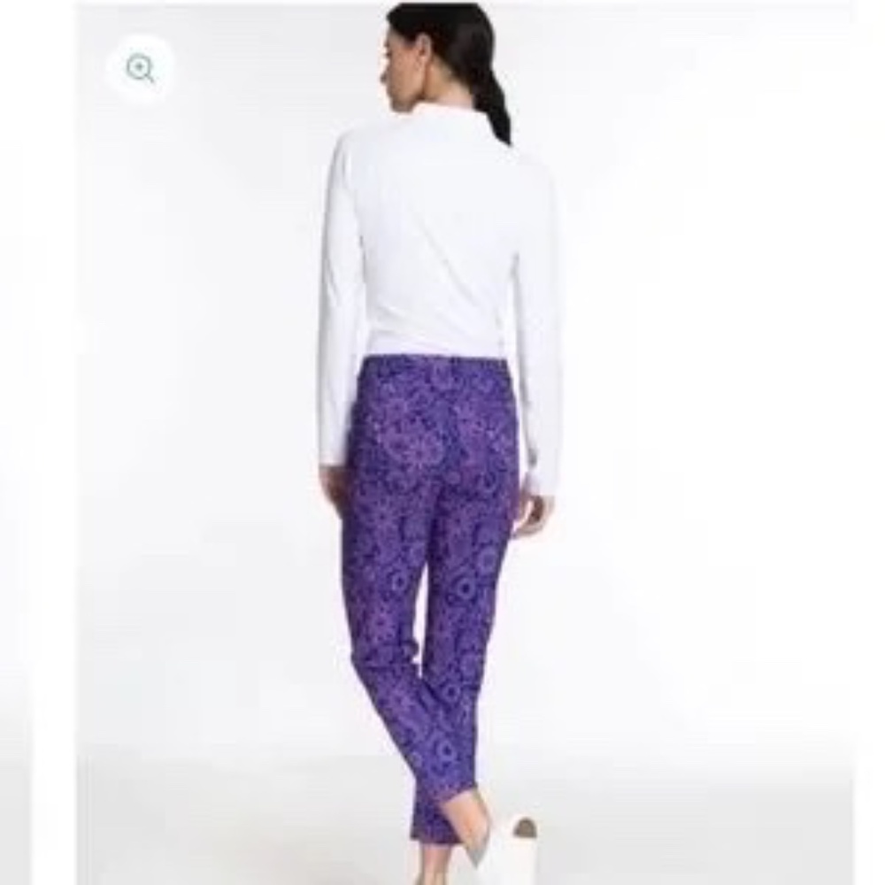 Slimsation tummy control, stretch pants. Purple/blue. Beautiful. NWOT